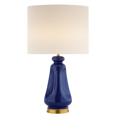 Kapila Blue Table Lamp With Keyless Dimmer